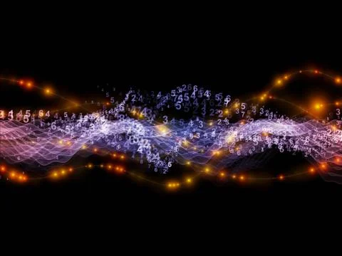 Sine Wave Vision Stock Illustration