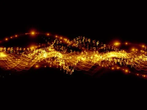 Sine Wave Vision Stock Illustration
