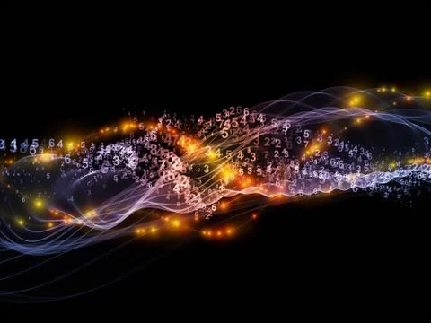 Sine Wave Vision Stock Illustration