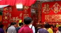 Singapore 004 Chinese people shopping for New Year Eve decoration in China Town HD Footage