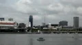 Singapore 010 - Singapore skyline with Merlion and City Hall in Marina Bay HD Footage