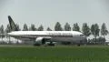 Singapore Airlines taxies to runway HD Footage