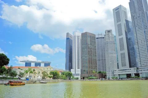 Singapore architecture Stock Photos