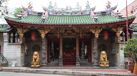 Singapore Baochi temple Stock-Footage 66372011