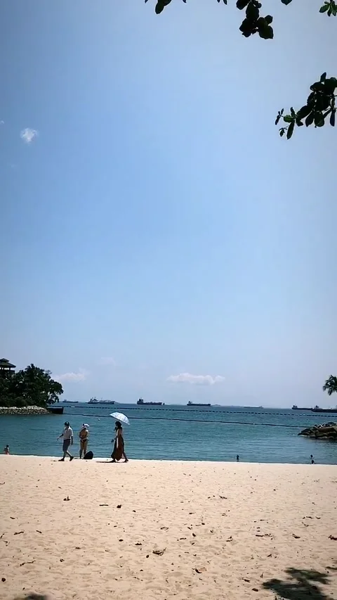 Singapore beach Stock Footage 225896546