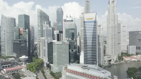 Singapore CBD Video stock 148799307