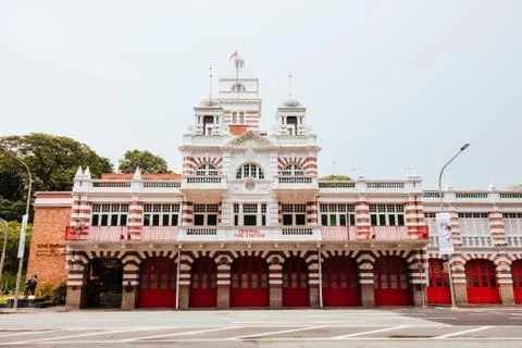 Singapore Central Fire Station Foto stock