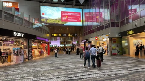 Singapore Changi Airport handled Stock Video Pond5