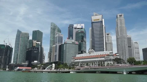 Singapore city 動画素材 72270618