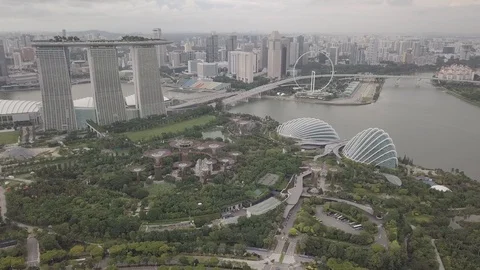 Singapore Cityscape Stock Footage 89203526