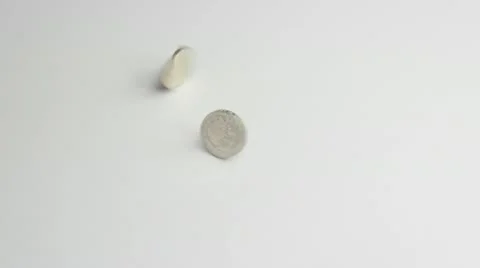 Singapore Dollar and British Pound Sterling in Slow Motion Spinning Dance Stock Footage