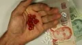Singapore Dollar SGD, Counting Drugs and Money, Health Care, Colorful Pills HD Footage