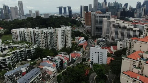 Singapore Drone Stock Footage 122197762