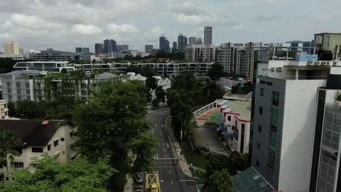 Singapore Drone Video stock 122197951