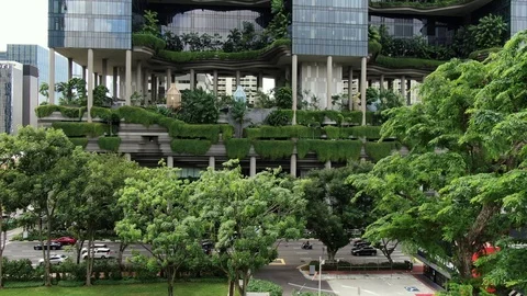 Singapore Drone Video stock 122199146