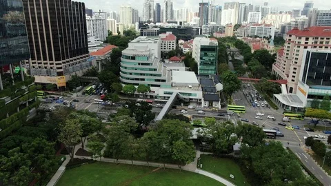 Singapore Drone Video stock 122199646
