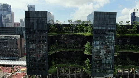 Singapore Drone Video stock 122200238