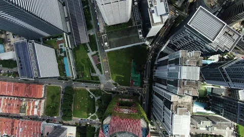 Singapore Drone Stock Footage 122201535