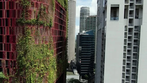 Singapore Drone Stock Footage 122202181