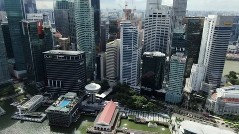 Singapore Drone Stock Footage 122204062
