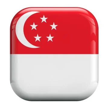 Singapore flag Stock Illustration