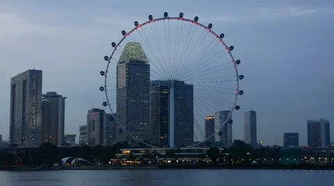 SIngapore Flyer, #3 Video stock 20433461