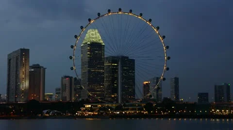 SIngapore Flyer Video stock 20433288
