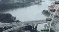 Singapore Flyer Skyline Highway Freeway Corporate Commuters Crowded Busy Street HD Footage