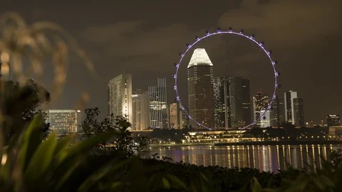 Singapore Flyer Timelapse Vídeos de archivo 95190141