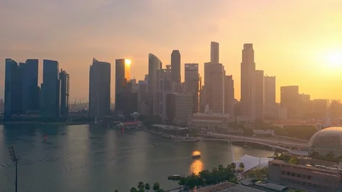 Singapore Video stock 93520797