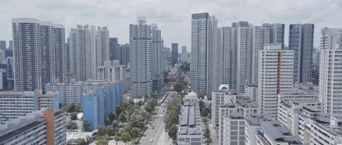 Singapore HDB Block Stock Footage 301954519