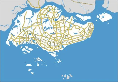 Singapore Stock Illustration