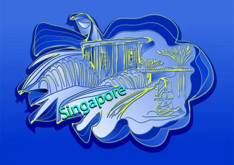 Singapore Ilustración de archivo