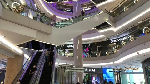 Singapore: Interior view of the ION Stock Video Pond5