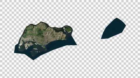 Singapore Map Иллюстрация