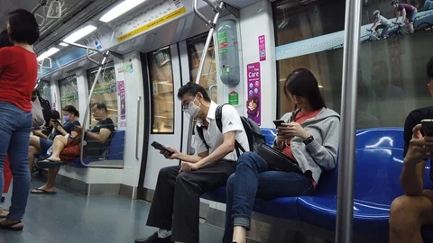 SINGAPORE METRO Stock Footage 126896702