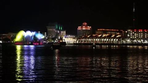 Singapore at night Видео 72270835