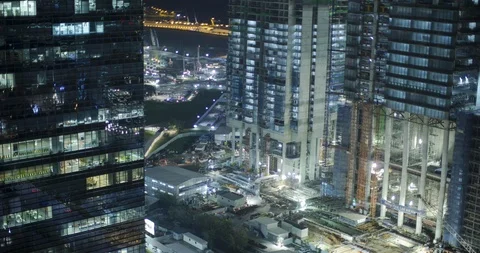 Singapore Night 動画素材 97110197