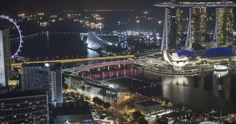 Singapore Night 動画素材 97237410