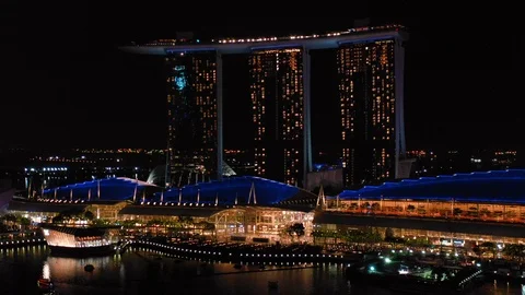 Singapore at Night 動画素材 104393243