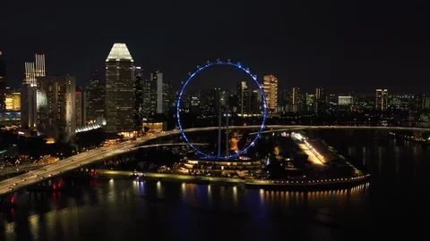 Singapore at Night 動画素材 104403222