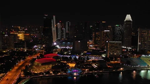 Singapore at Night 動画素材 104403846