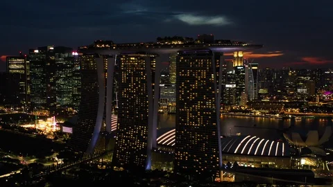 Singapore at Night 動画素材 104403993