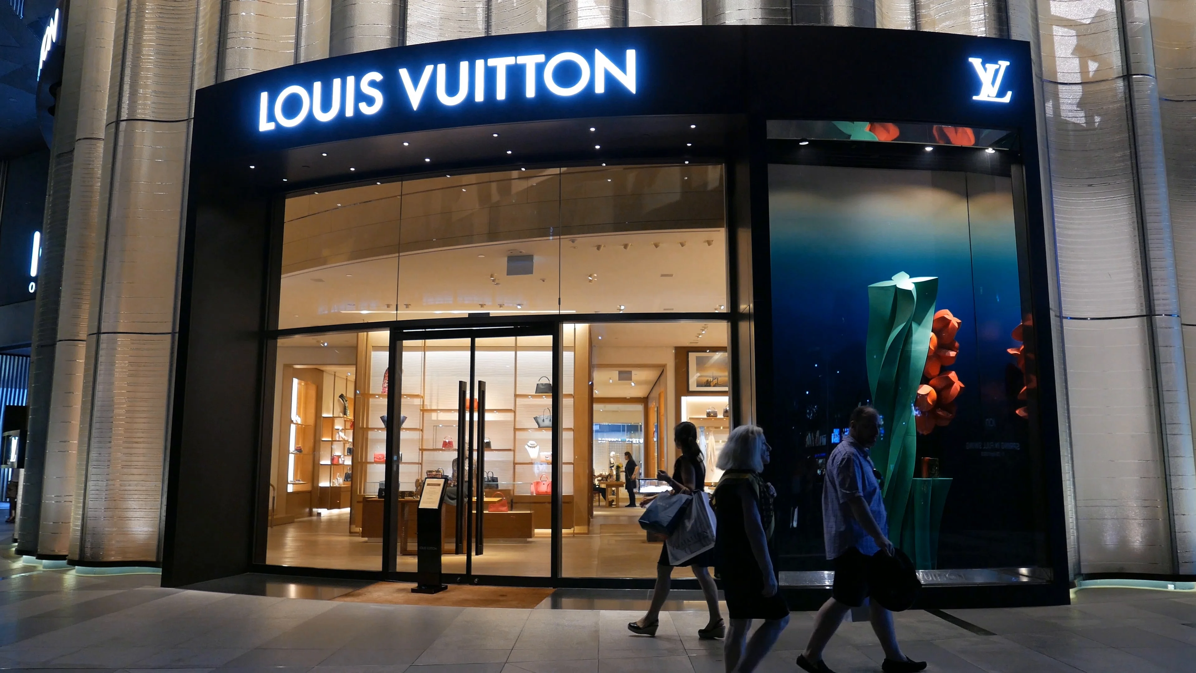 Louis Vuitton  Window display at ION Orchard, Orchard Road