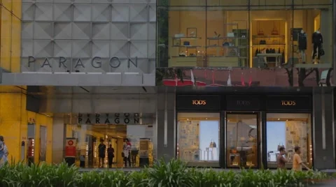 singapore paragon mall on orchard road Stock Video Pond5