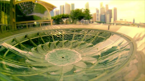 Singapore Rain Oculus Stock-Footage 34371739