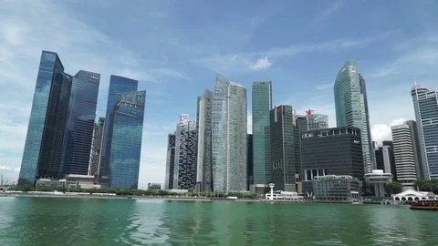 Singapore skyscraper 動画素材 72270676