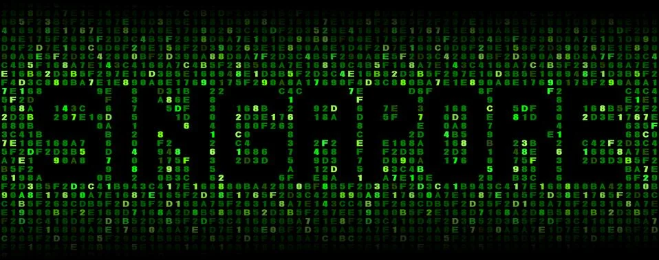 Singapore text on hex code illustration Stock Illustration