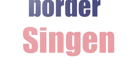 Singen Tag Cloud Animated On White Background 스톡 동영상 103668752