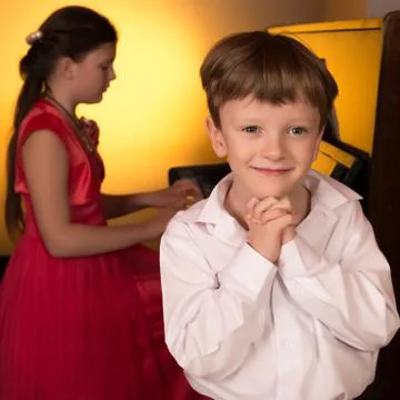 Singer and pianist Foto stock